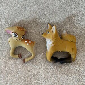 OLI & CAROL 'OLIVE the DEER' and 'ROB the FOX' Teethers for Ages 0+ Months